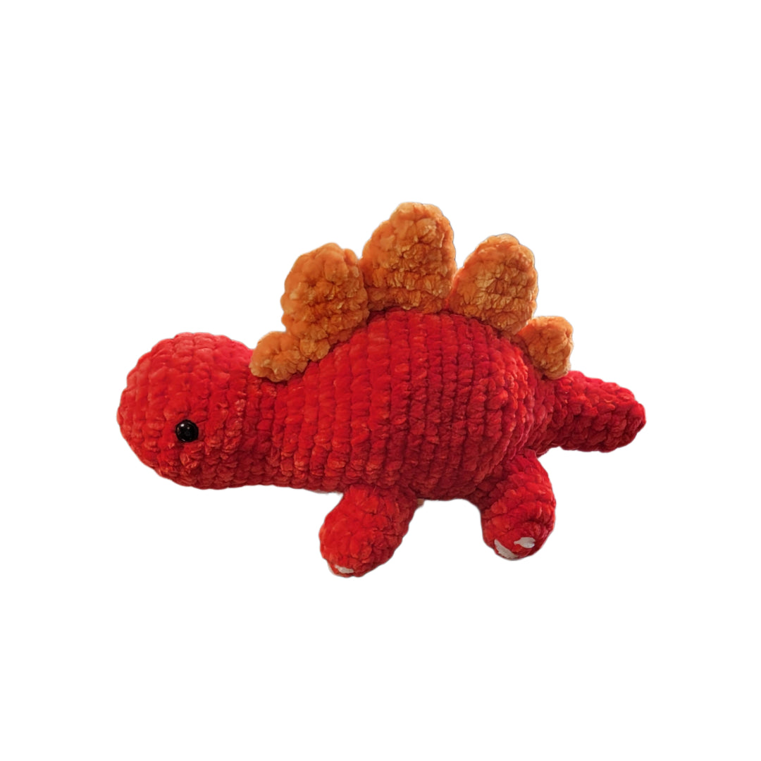 Amigurumi Dinosaur Stegosaurus Plushie - Oma's Cozy Creations