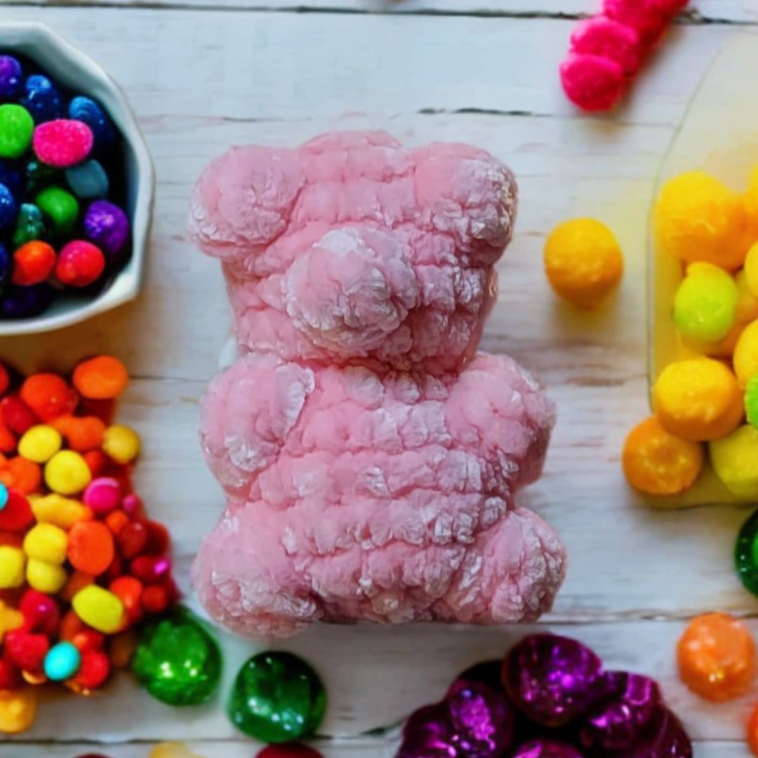 Crochet Kit Complete Cotton Candy the Pink Gummy Bear - Oma's Cozy Creations