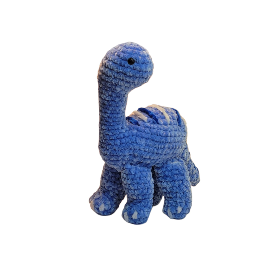 Amigurumi Dinosaur Brontosaurus Plushie - Oma's Cozy Creations