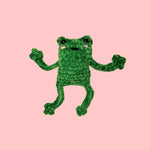 Amigurumi Leggy Frog Crochet Animal Plushie - Oma's Cozy Creations