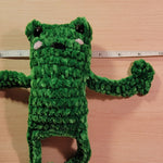 Amigurumi Leggy Frog Crochet Animal Plushie - Oma's Cozy Creations