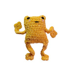 Amigurumi Leggy Frog Crochet Animal Plushie - Oma's Cozy Creations