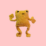 Amigurumi Leggy Frog Crochet Animal Plushie - Oma's Cozy Creations
