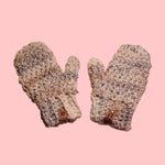 Mittens Crocheted Chunky Wool Blend - Oma's Cozy Creations