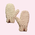 Mittens Crocheted Chunky Wool Blend - Oma's Cozy Creations