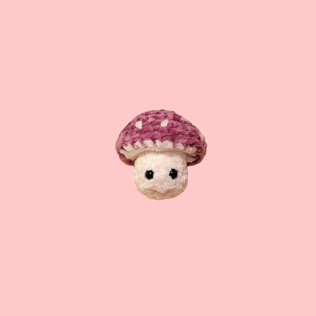 Crochet Pattern Poppin Mushroom Instant Download PDF - Oma's Cozy Creations