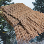 Scarf Handmade Crocheted Wool Blend - Oma's Cozy Creations