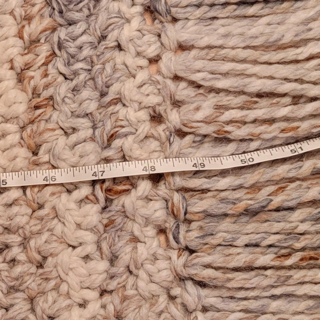 Scarf Handmade Crocheted Wool Blend - Oma's Cozy Creations