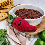 Amigurumi Positive Pepper Crocheted Chili Pepper Plushie - Oma's Cozy Creations